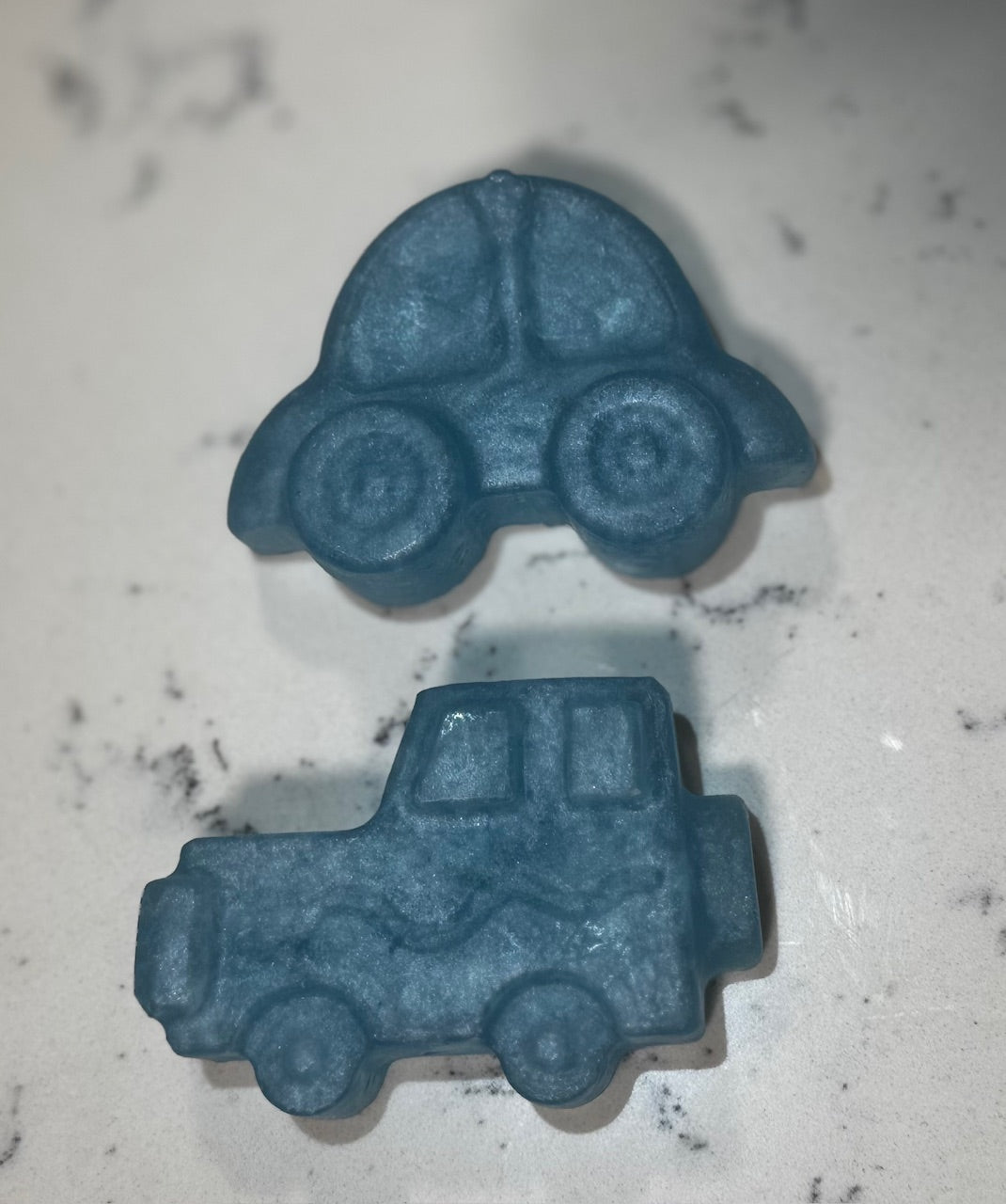 Natural baby soap with goat milk close-up